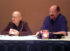 Vernor Vinge (L), and T.N.Todaro (R)